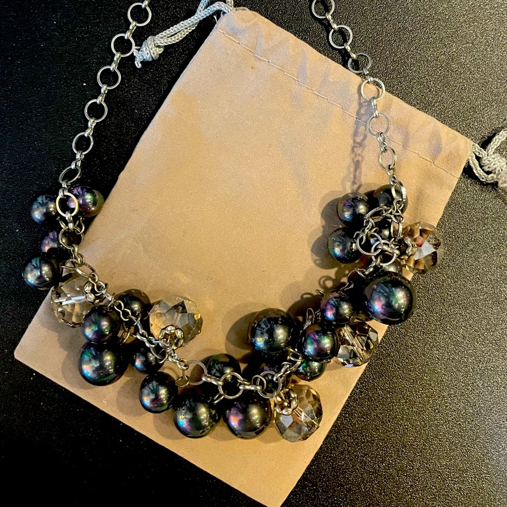 Decorative necklace for special nights out. Somewhat weighty
